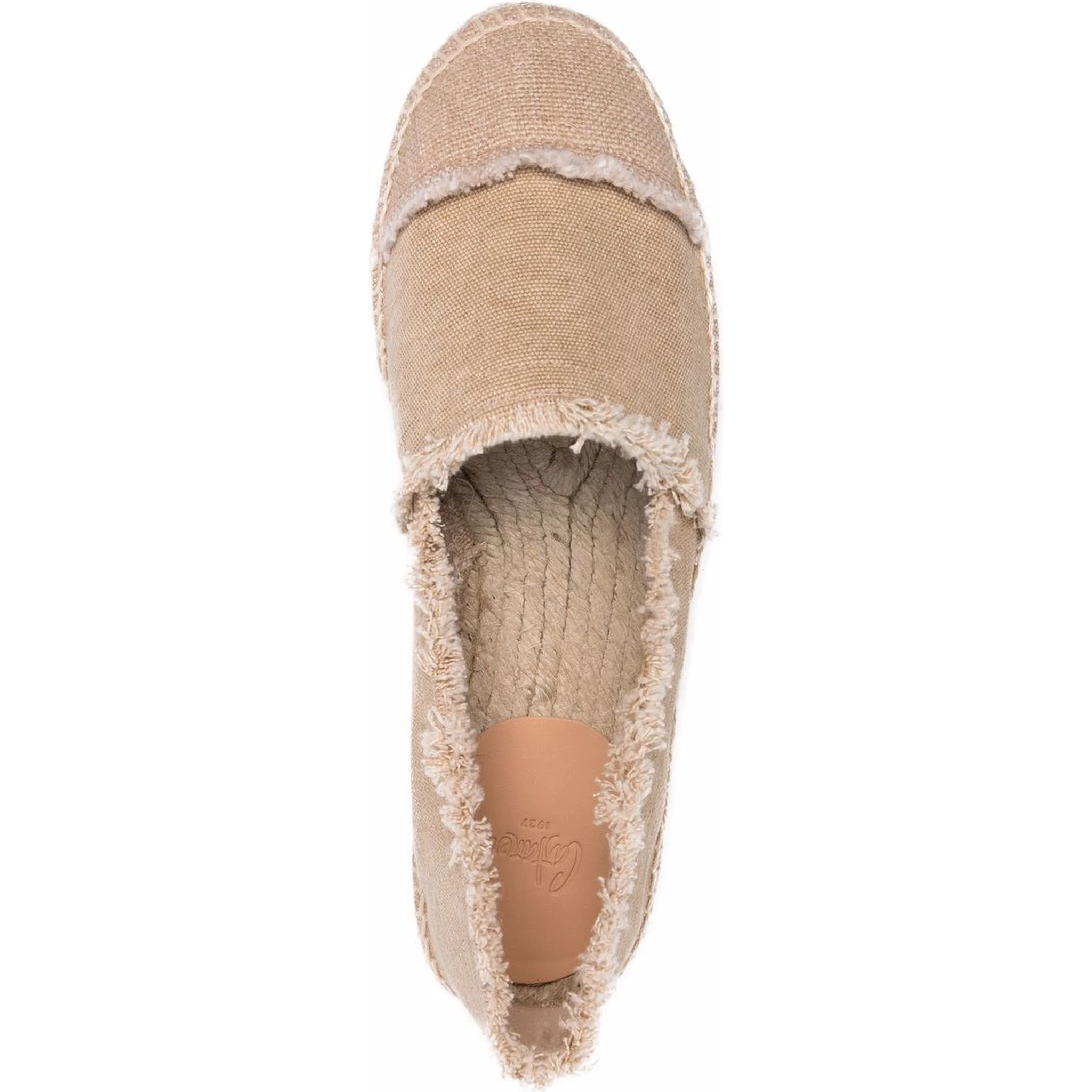 frayed-detail slip-on espadrilles