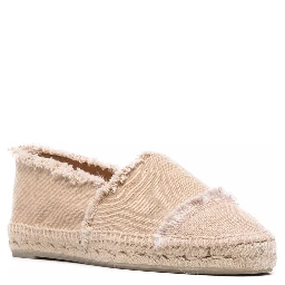 frayed-detail slip-on espadrilles