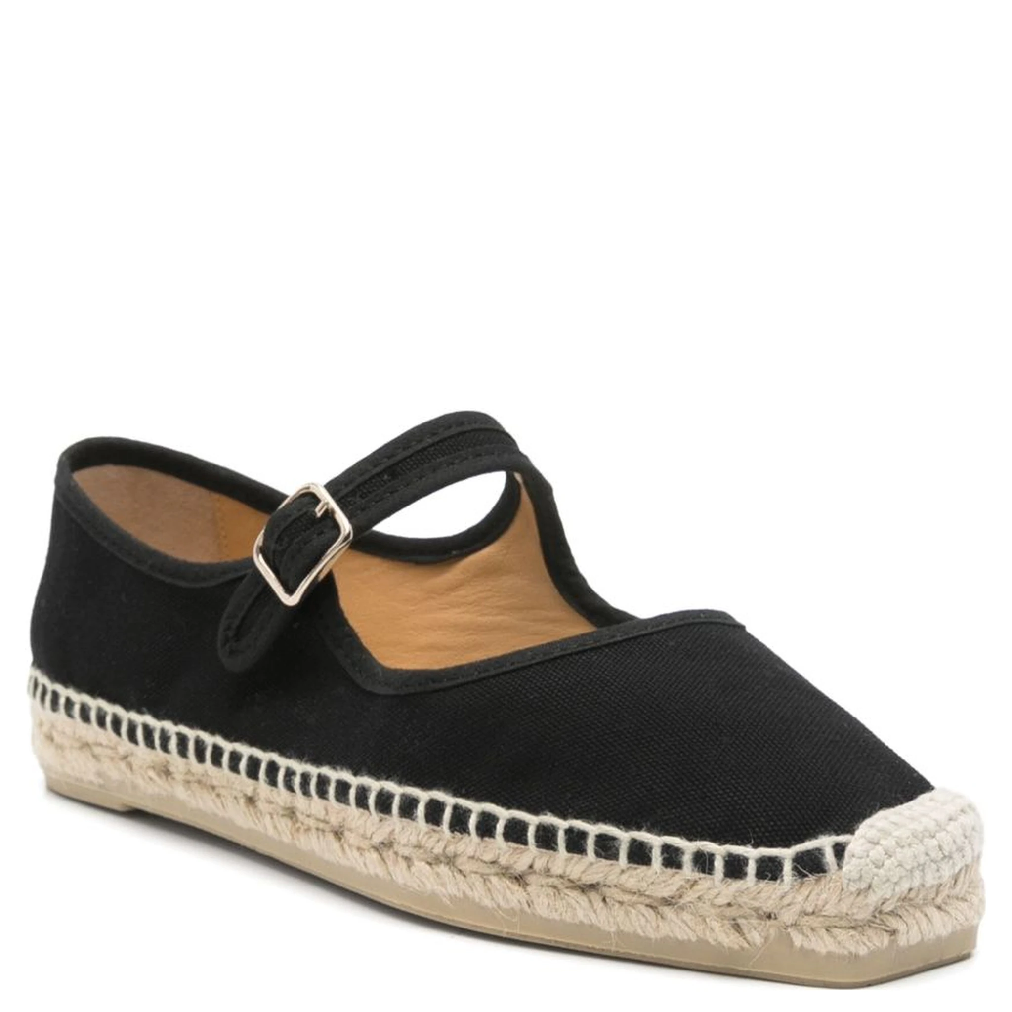 Castañer Pepa Leather Espadrilles In Black
