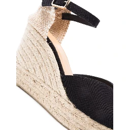 Womens Castaner Chiara Lace-up Cotton-canvas Espadrilles In Black