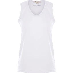 branded sleeveless t-shirt