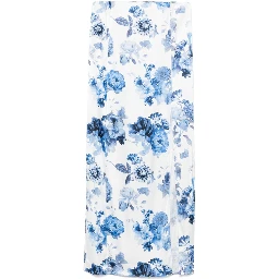 Alice + Olivia Stephine Printed Long Skirt In Blue