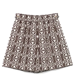 Printed Poplin Shorts