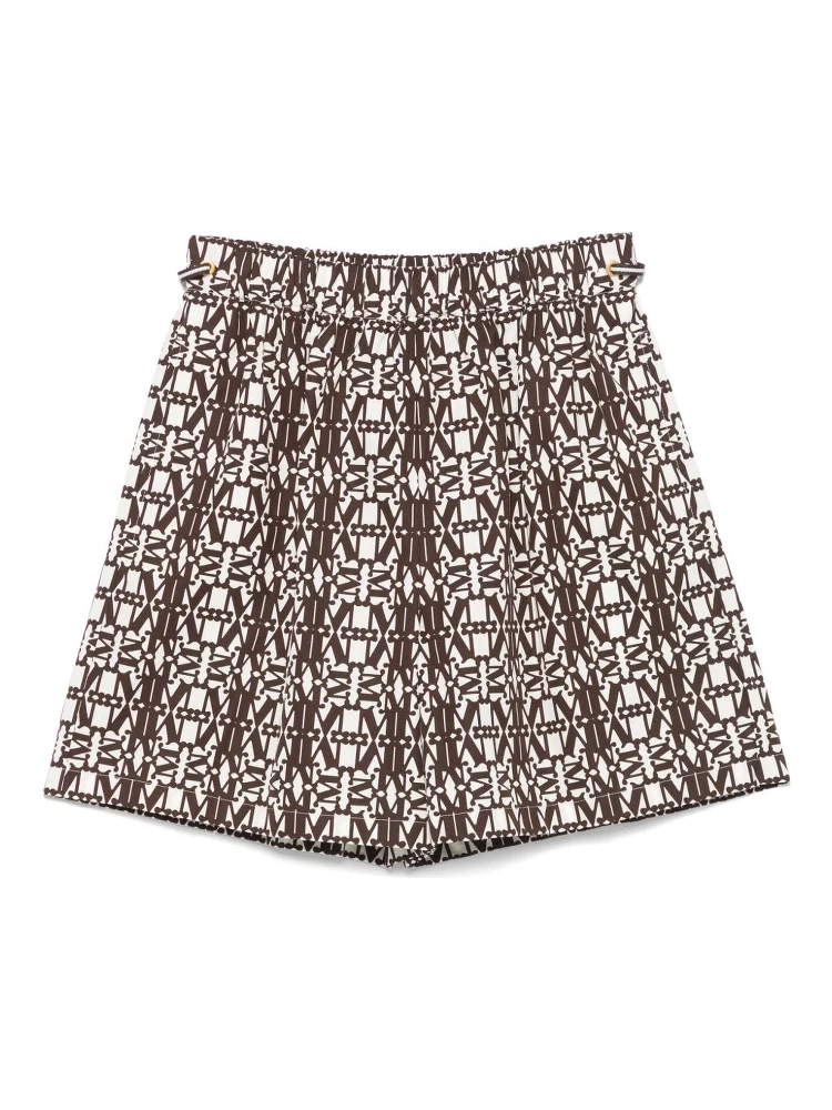 Printed Poplin Shorts
