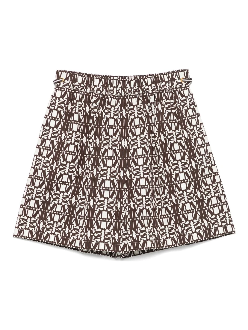 Printed Poplin Shorts