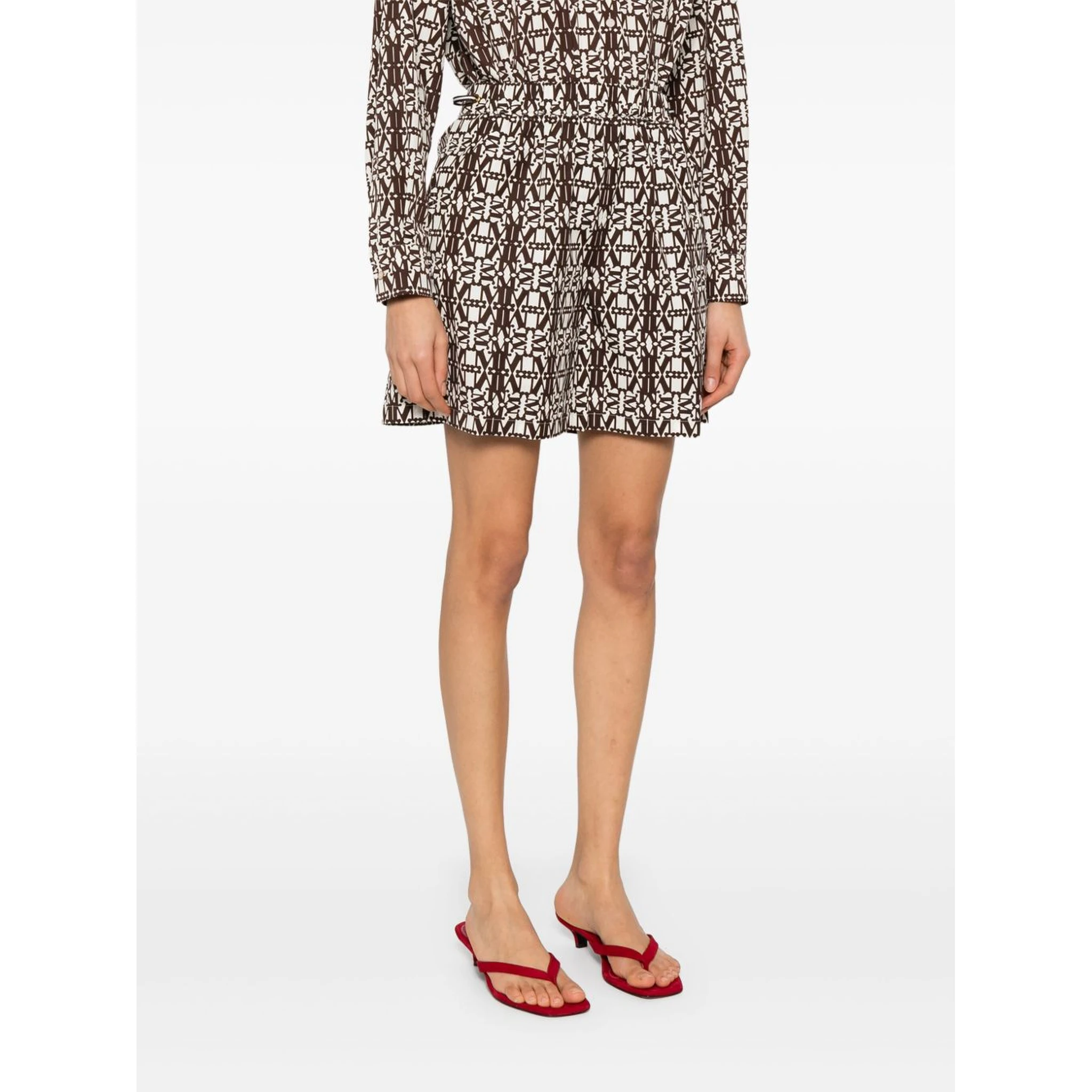 Printed Poplin Shorts