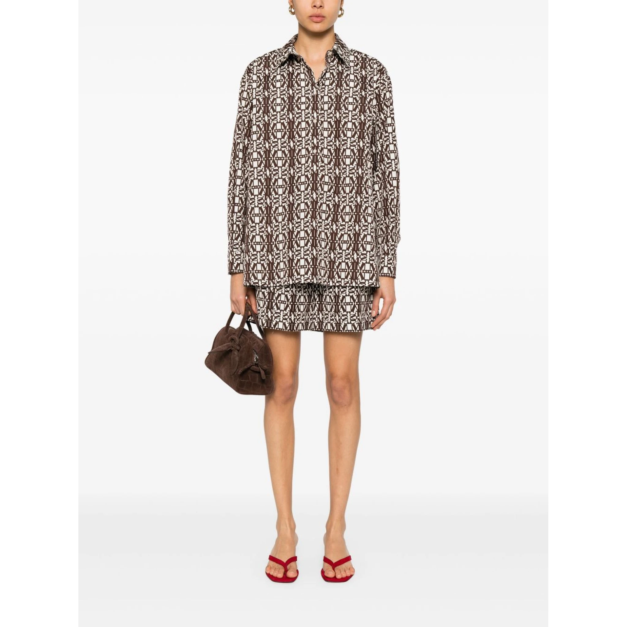 Printed Poplin Shorts