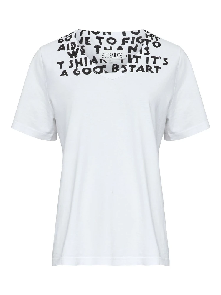 MM6 Maison Margiela T-shirts and Polos White