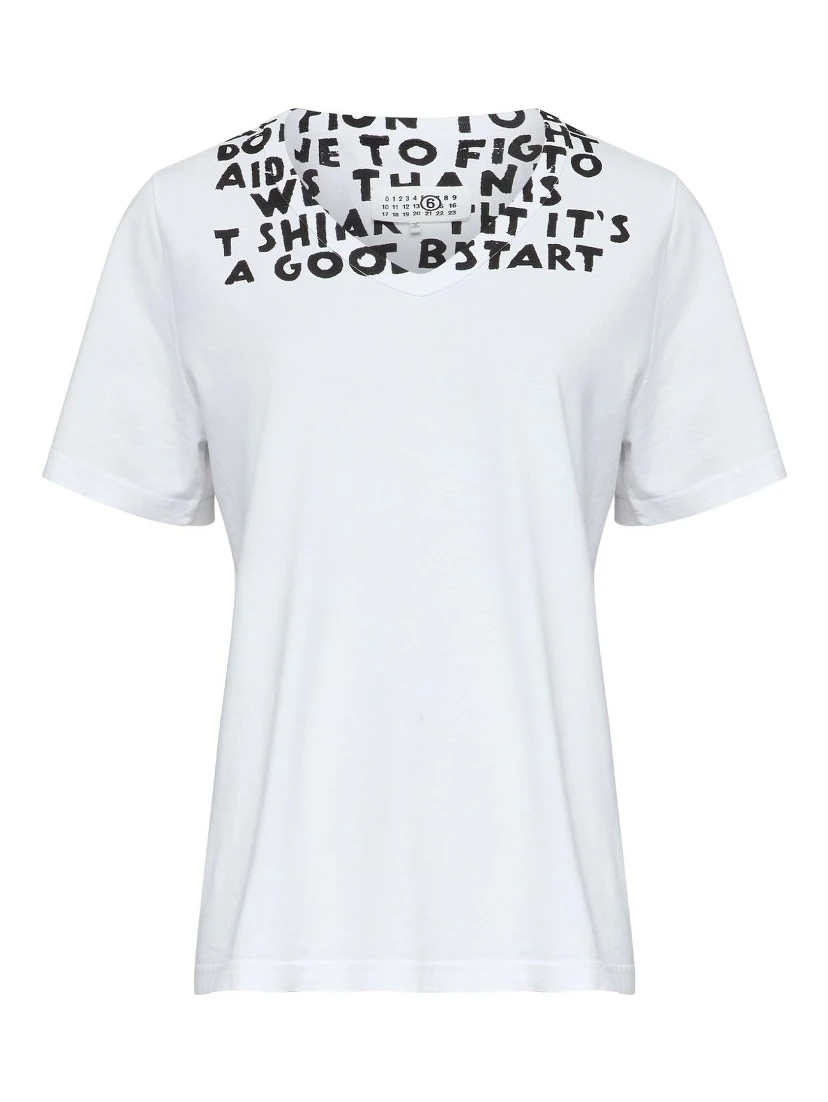 MM6 Maison Margiela T-shirts and Polos White
