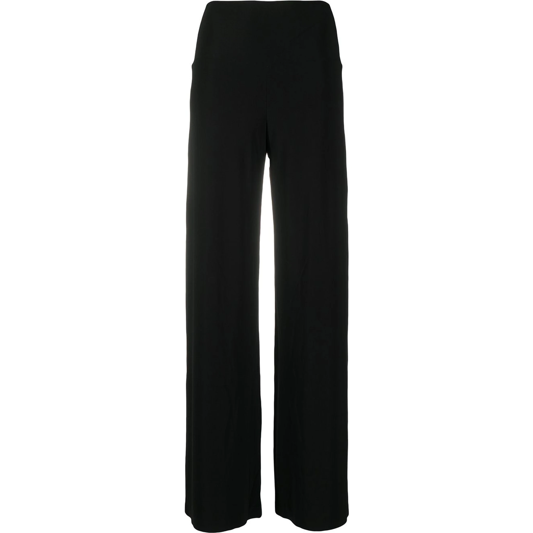 mid-rise wide-leg trousers