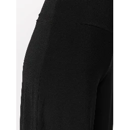 mid-rise wide-leg trousers