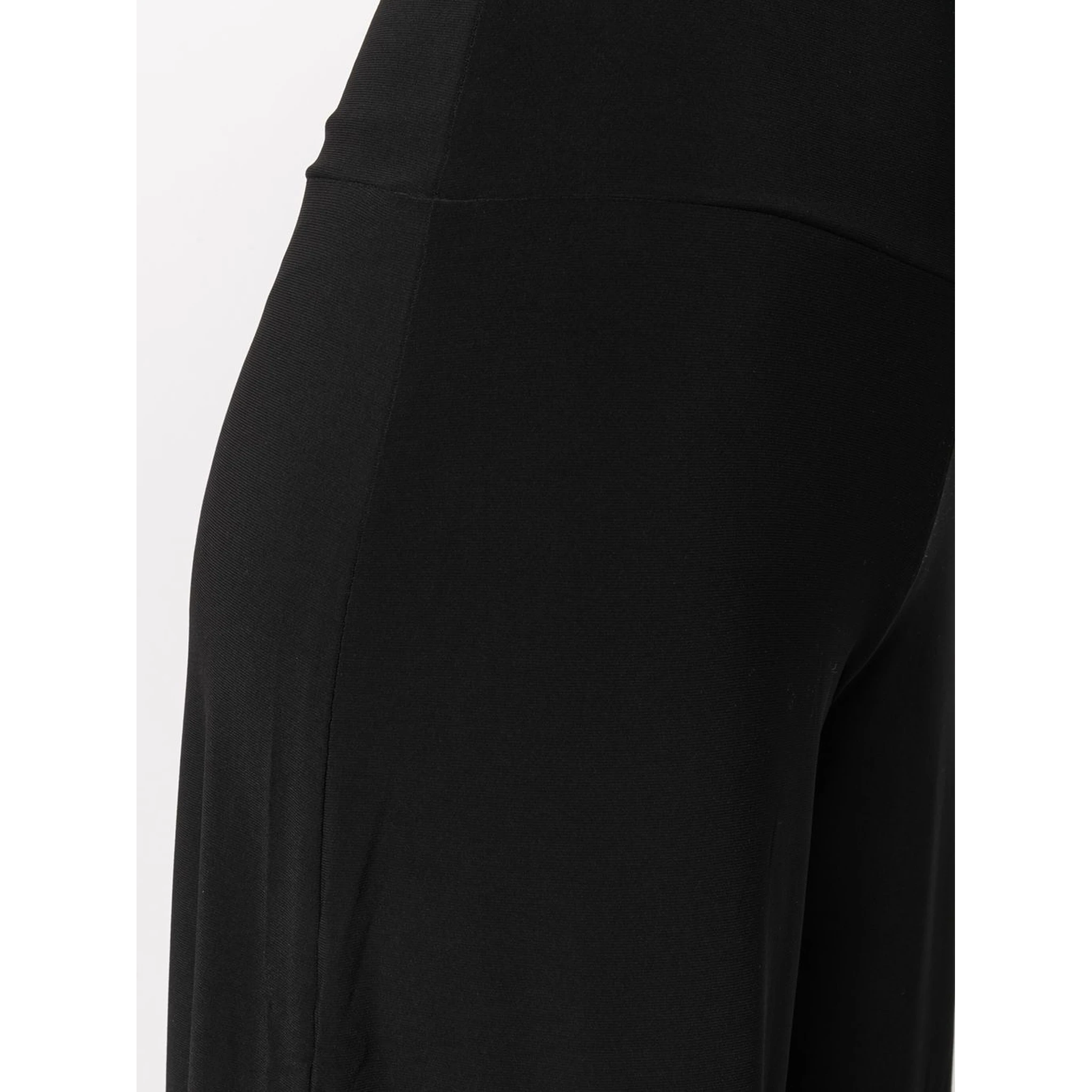 mid-rise wide-leg trousers