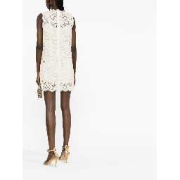 sleeveless lace mini dress