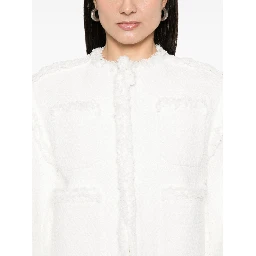 Women's Denim Mix Jacket In White