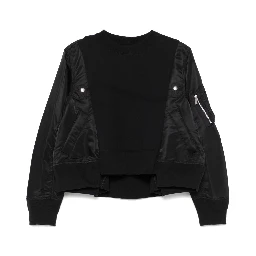 panelled sweatshirt