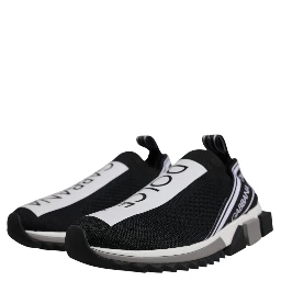 Black White Slip On Sorrento Sneakers Shoes