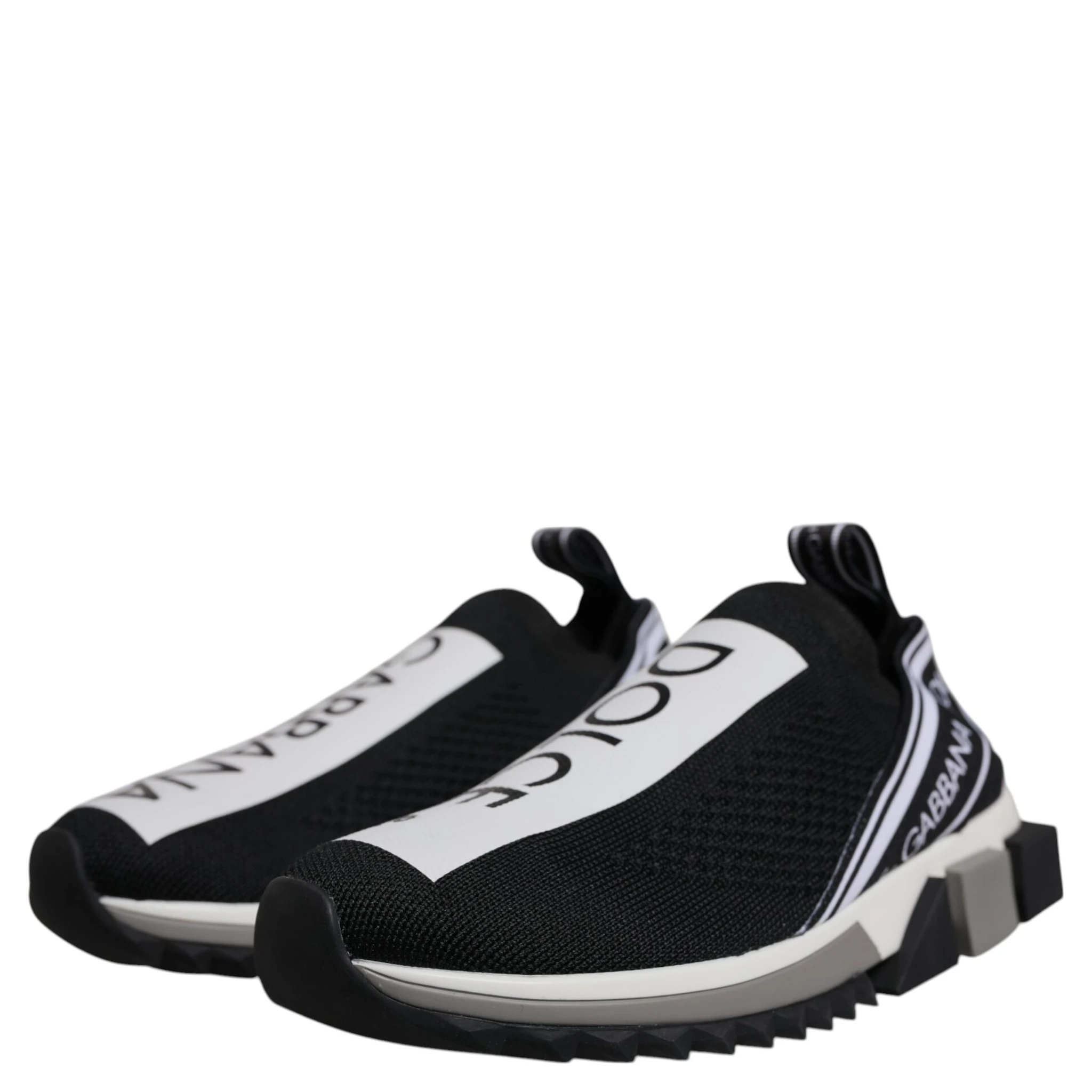 Black White Slip On Sorrento Sneakers Shoes