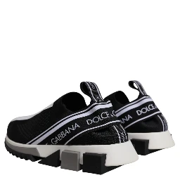 Black White Slip On Sorrento Sneakers Shoes