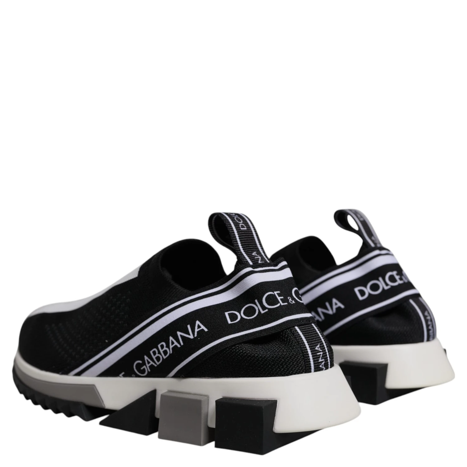 Black White Slip On Sorrento Sneakers Shoes