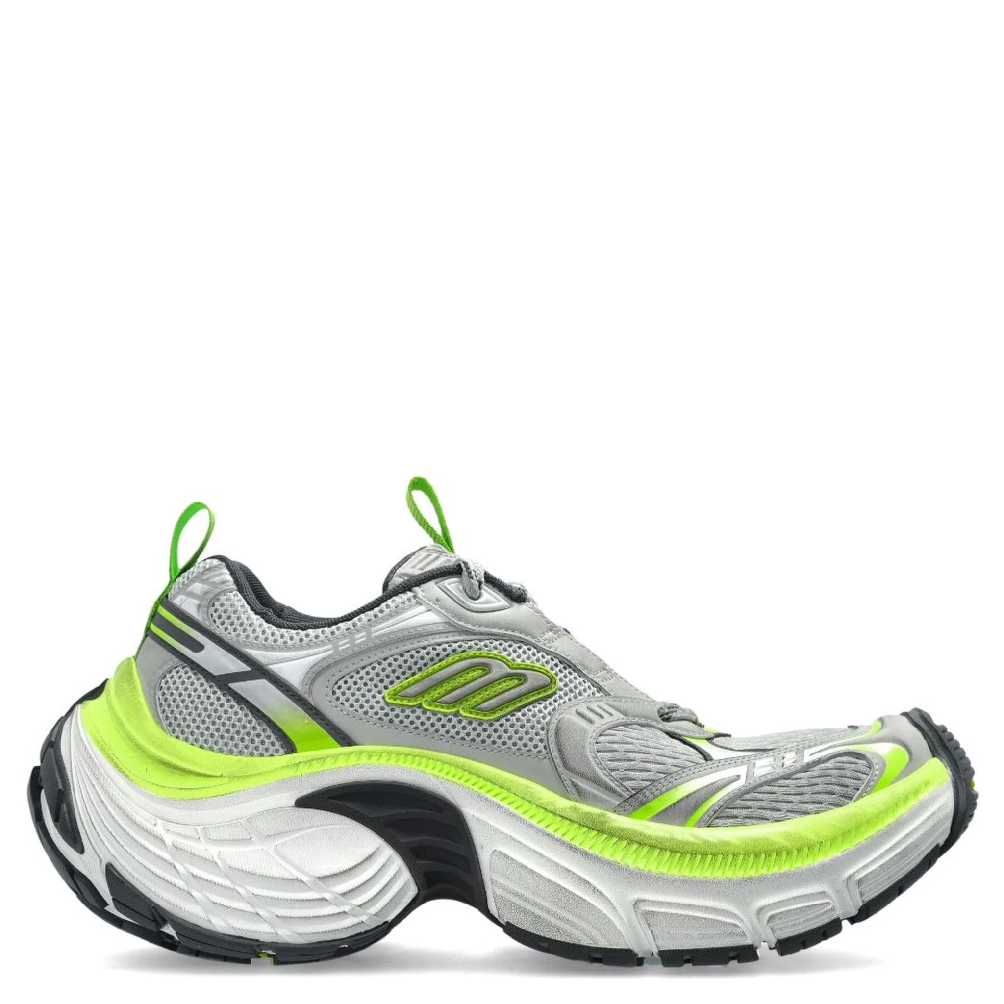 Gray/white/fluorescent Yellow Sneaker 6xl