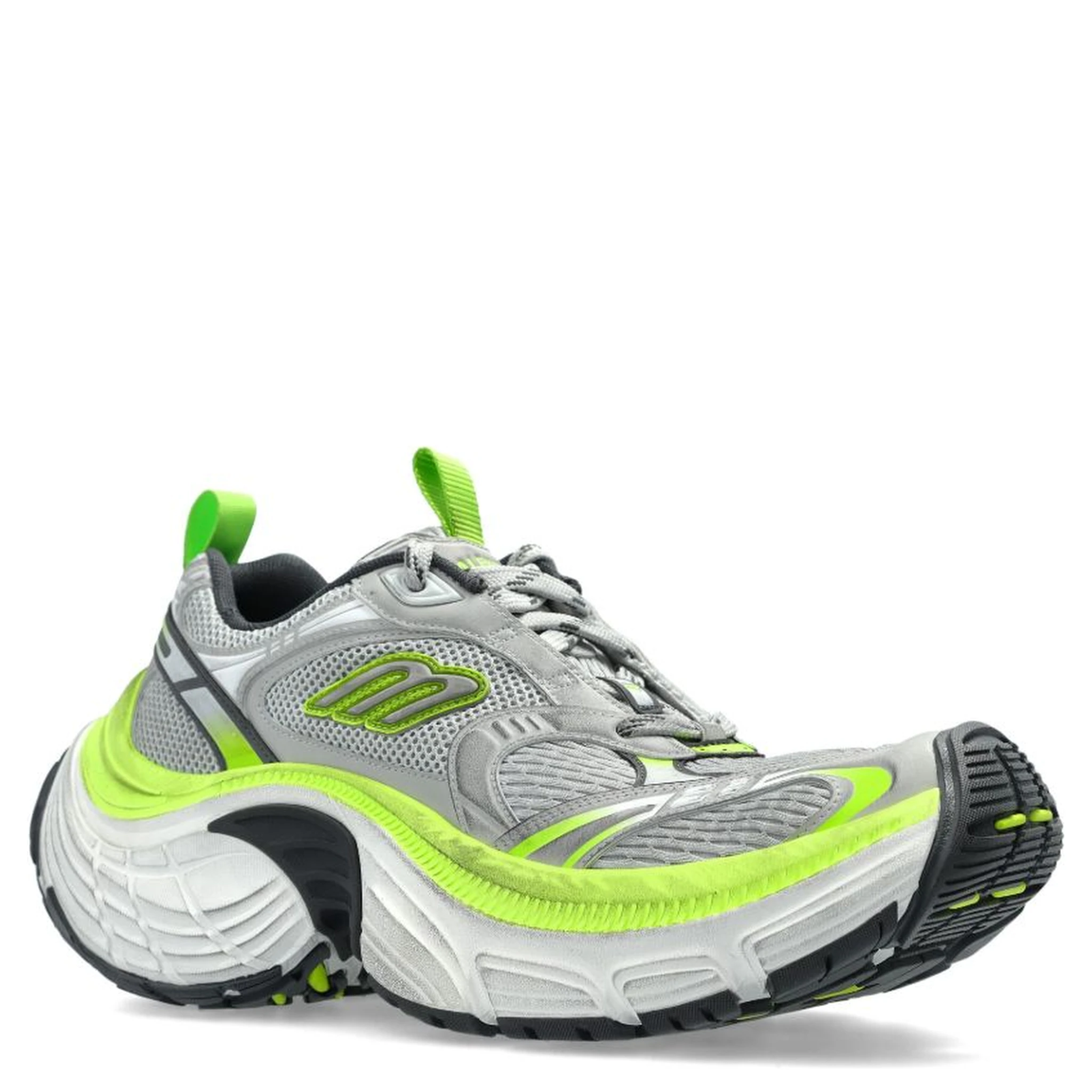 Gray/white/fluorescent Yellow Sneaker 6xl