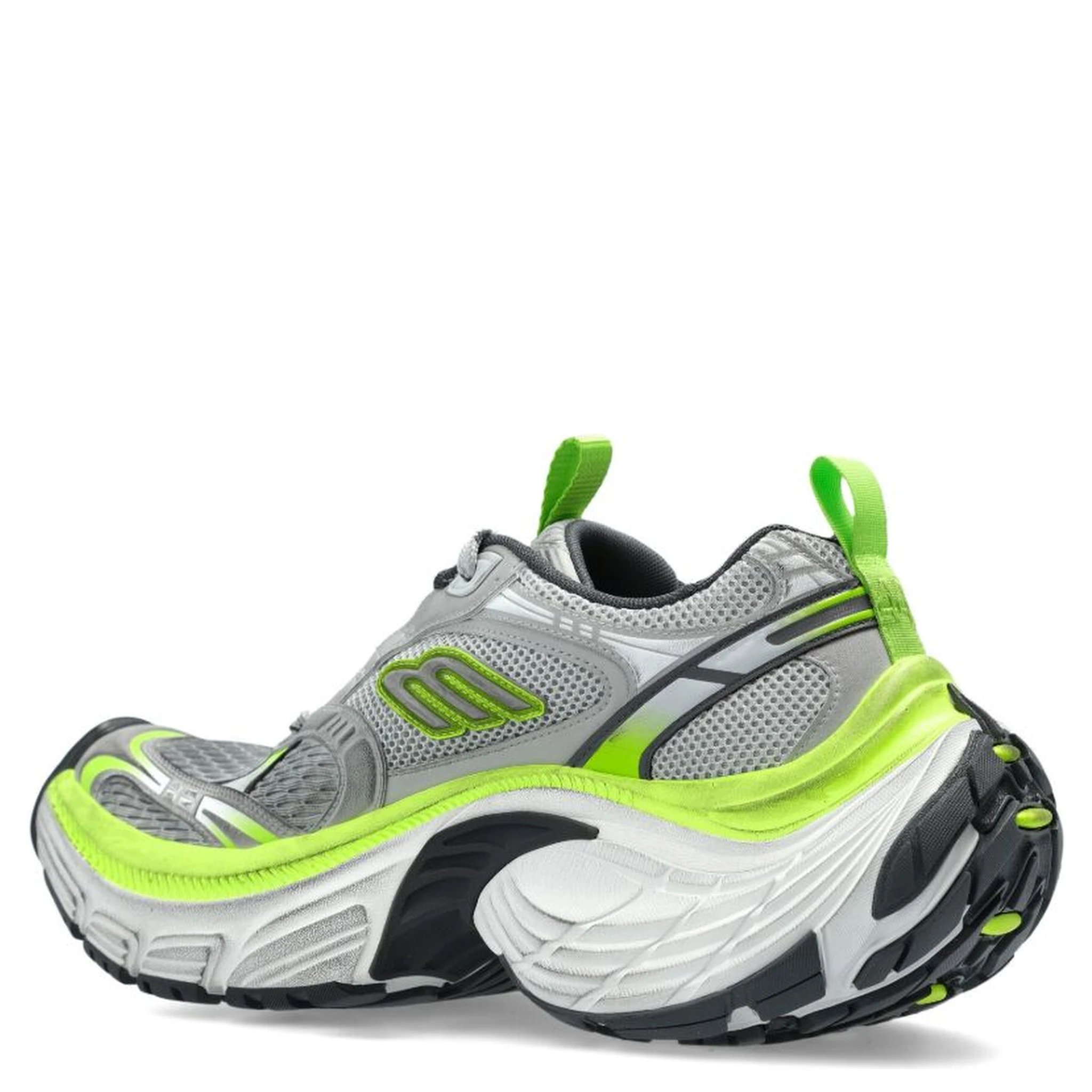 Gray/white/fluorescent Yellow Sneaker 6xl