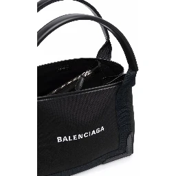 Women's Navy Cabas Xs Canvas Tote Bag In Multicolor