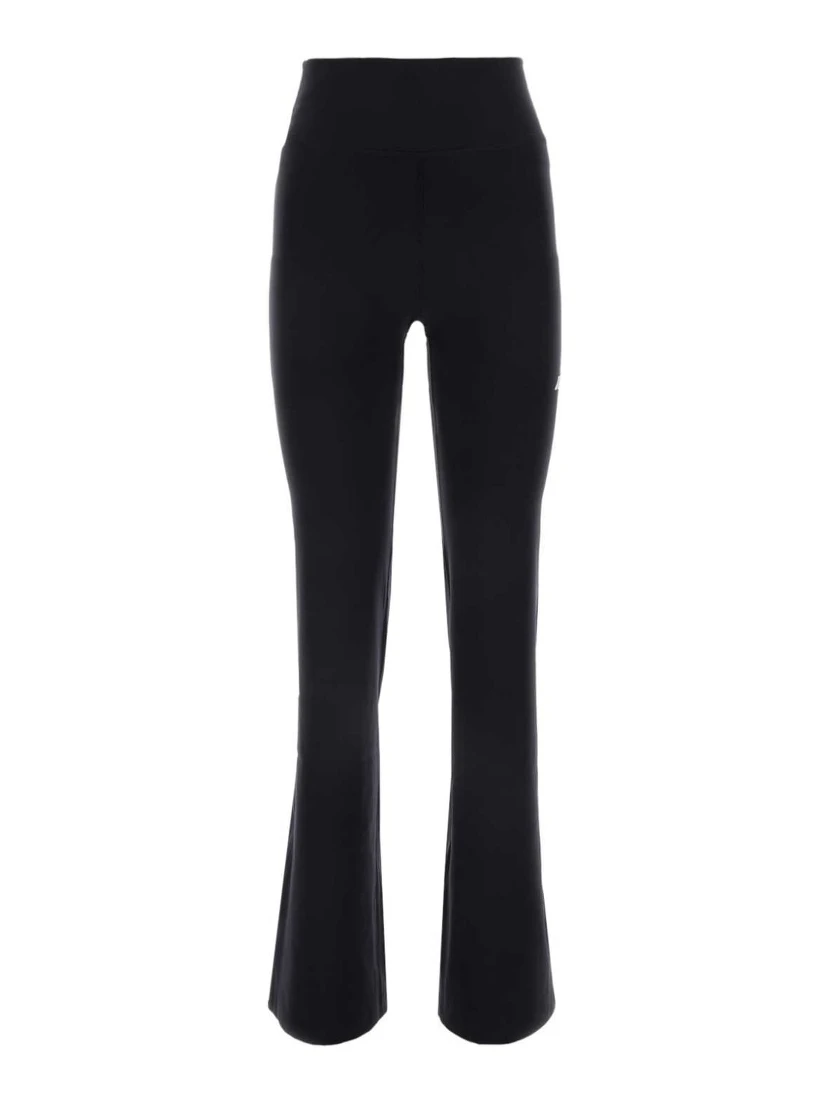 Black Stretch Nylon Jogger