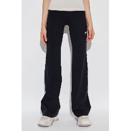 Black Stretch Nylon Jogger