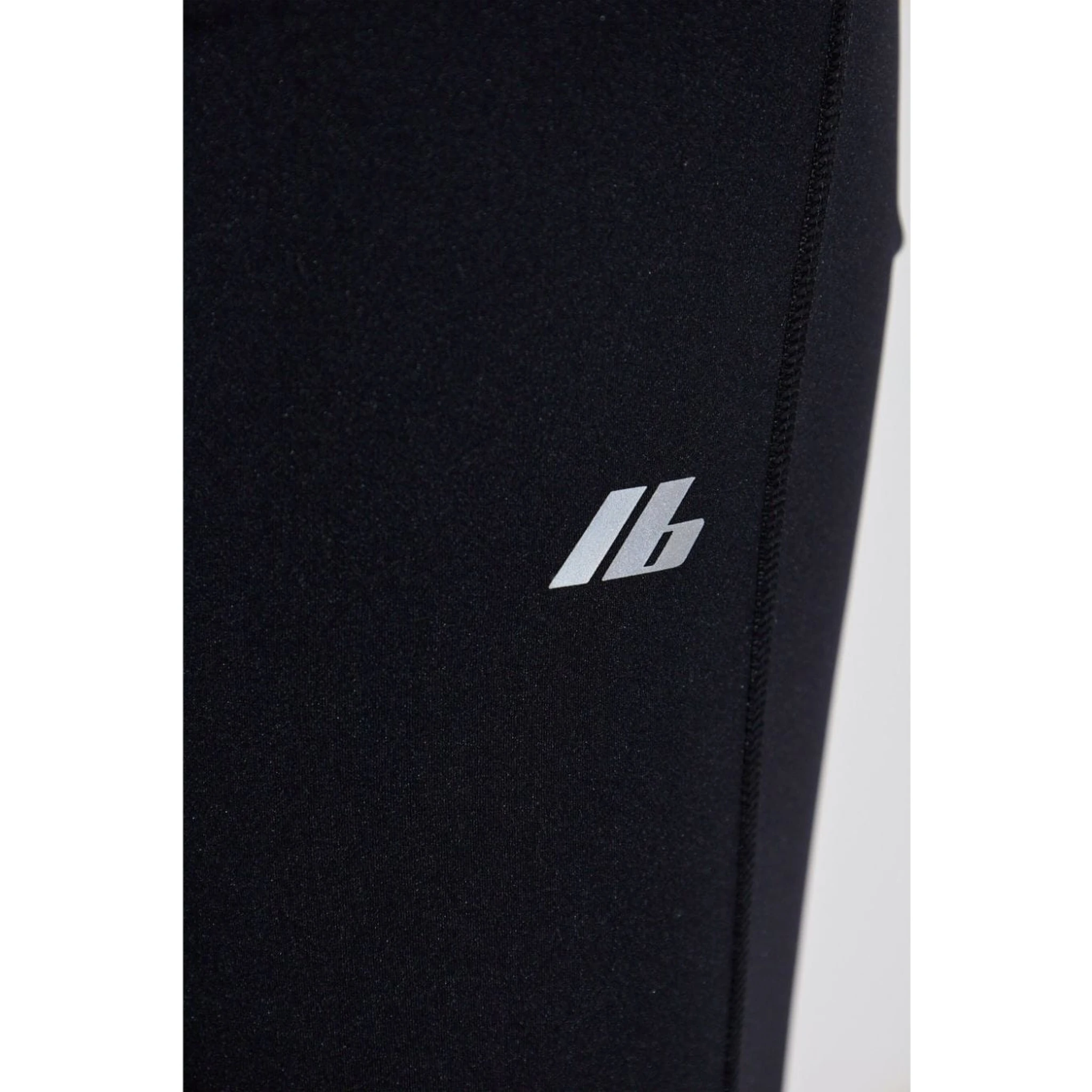 Black Stretch Nylon Jogger