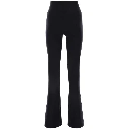 Black Stretch Nylon Jogger