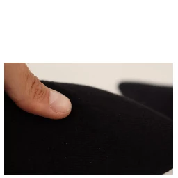 Black Suede Logo Socks Block Heel Ankle Boots Shoes