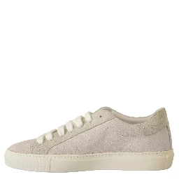 Off White Low Top Lace Up Sneakers Shoes