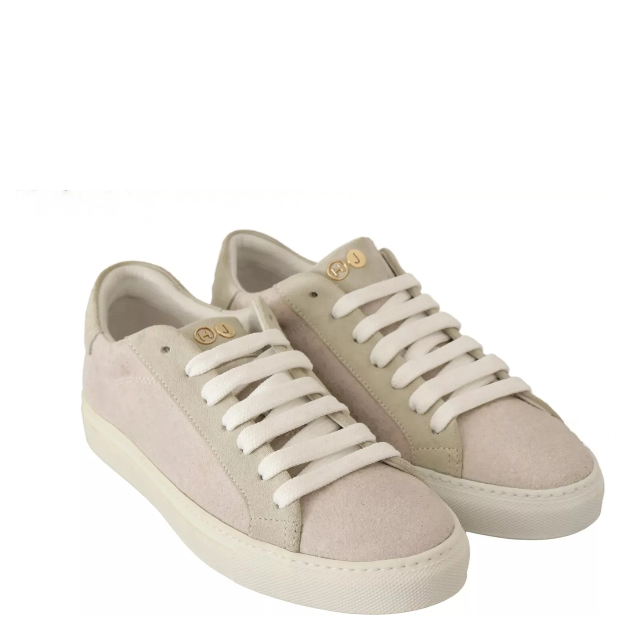 Off White Low Top Lace Up Sneakers Shoes