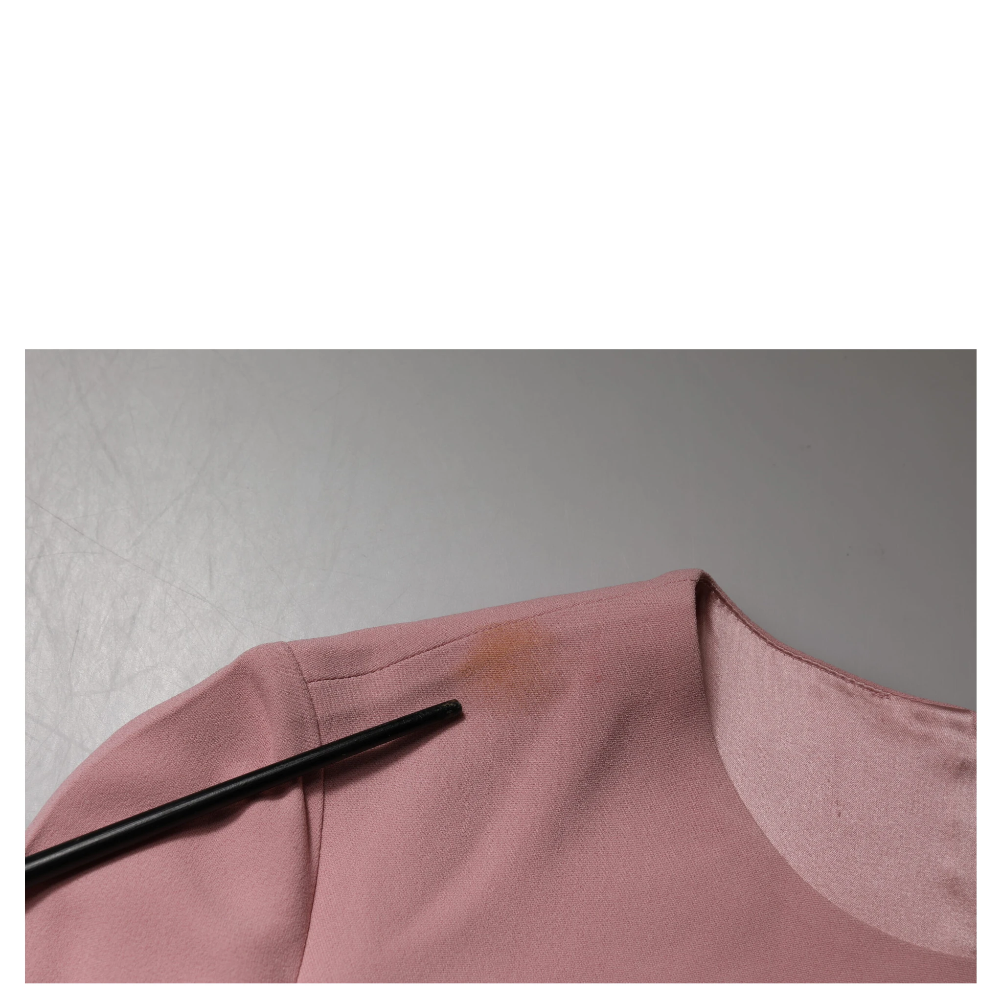 Pink A-line Flare Viscose 3/4 Sleeves Dress