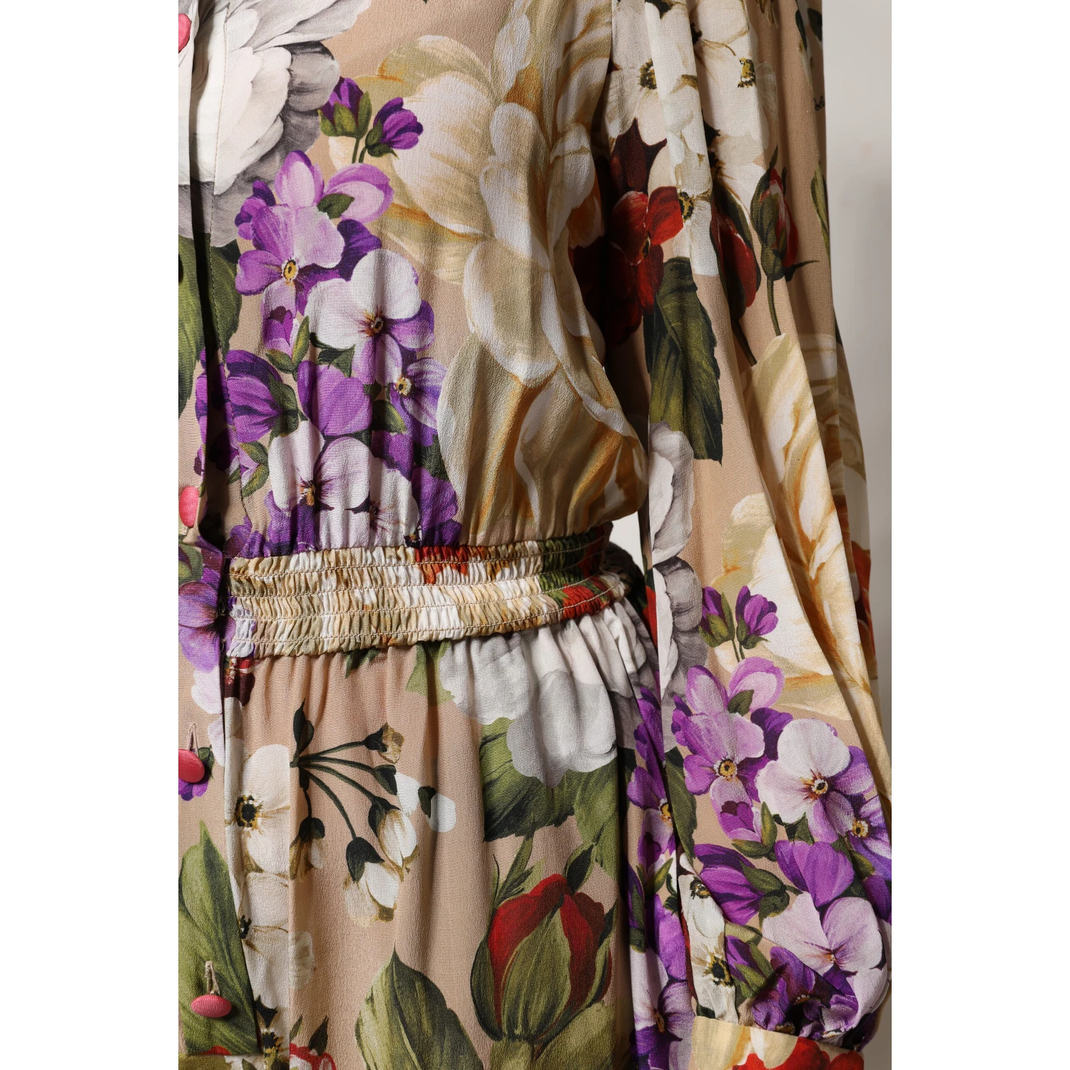Multicolor Floral Wide Leg Jumpsuit Dress
