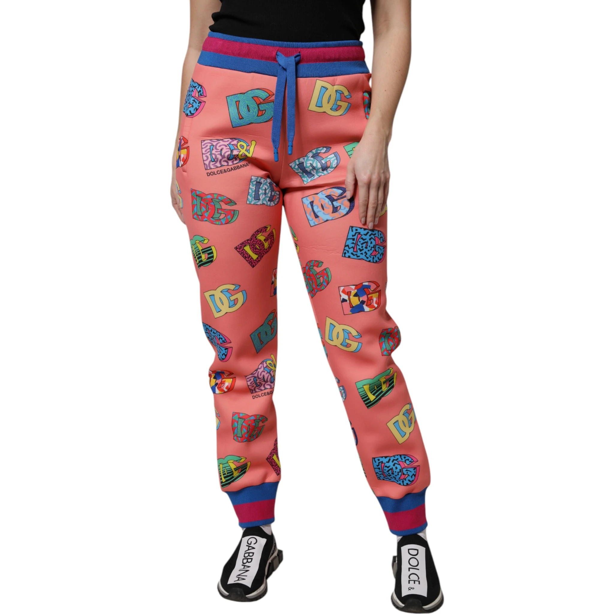 Pink Logo Monogram Jogger Sweatpants Pants