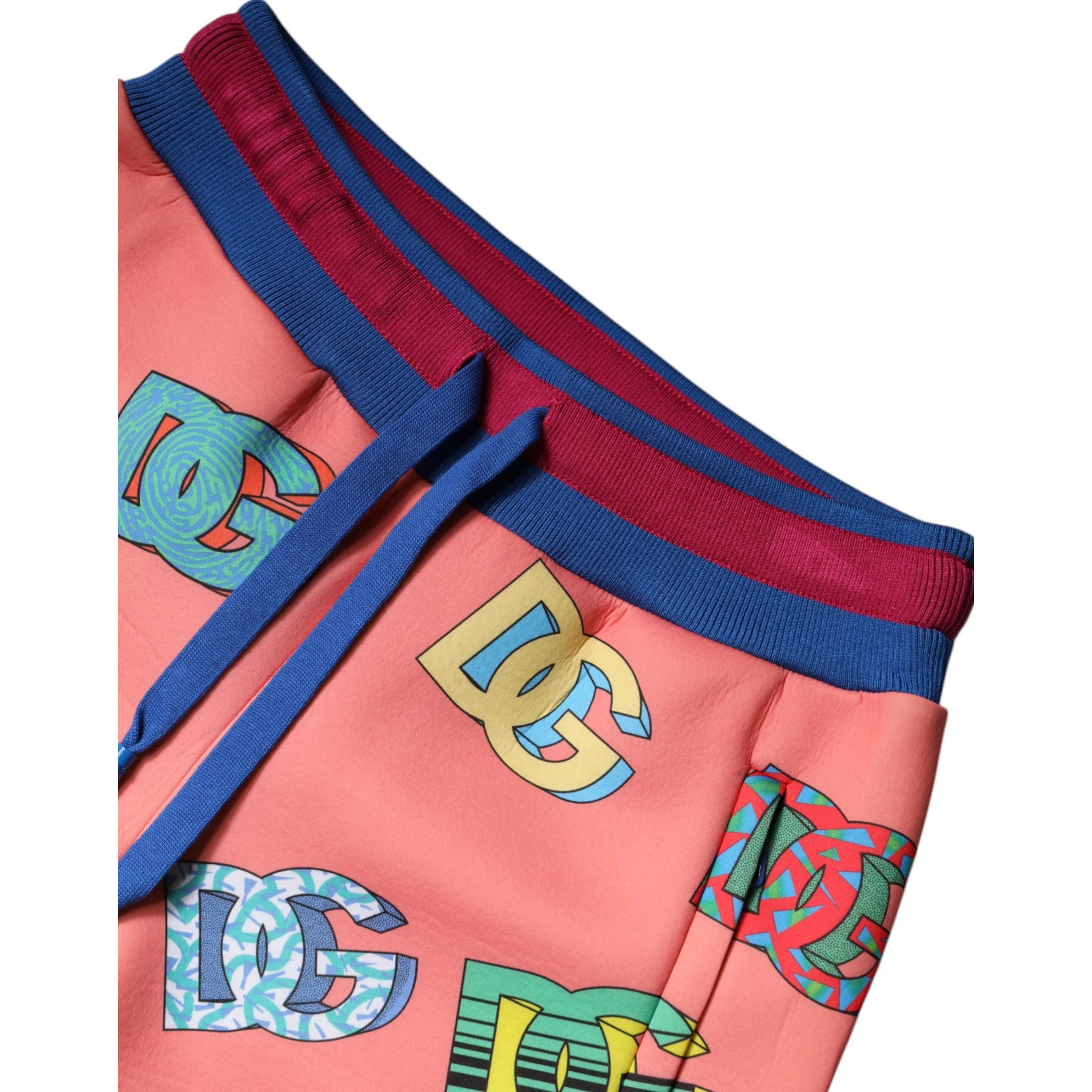 Pink Logo Monogram Jogger Sweatpants Pants