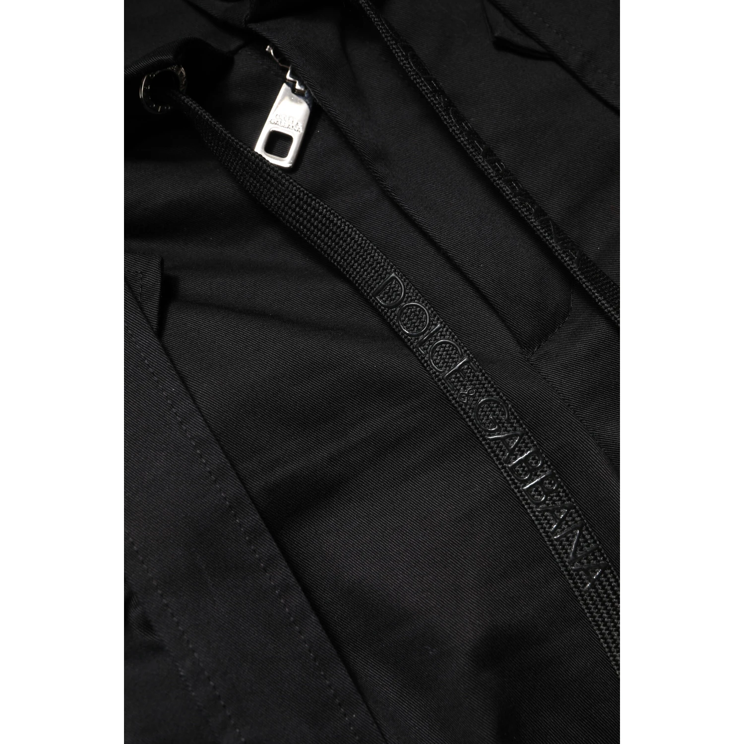 Black Cotton High Waist Cargo Pants