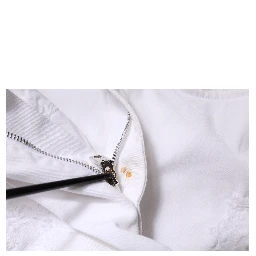 White Cotton High Waist Skinny Denim Jeans