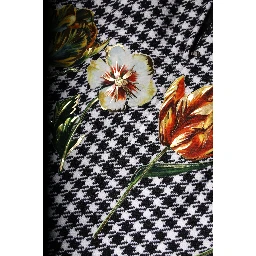 Multicolor Floral Print High Waist Pencil Cut Skirt