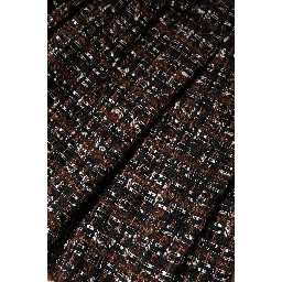 Multicolor High Waist Tartan Tweed Mini Skirt