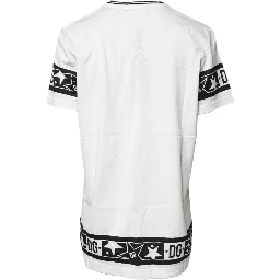 White #DGMillennials Cotton Crewneck T-shirt