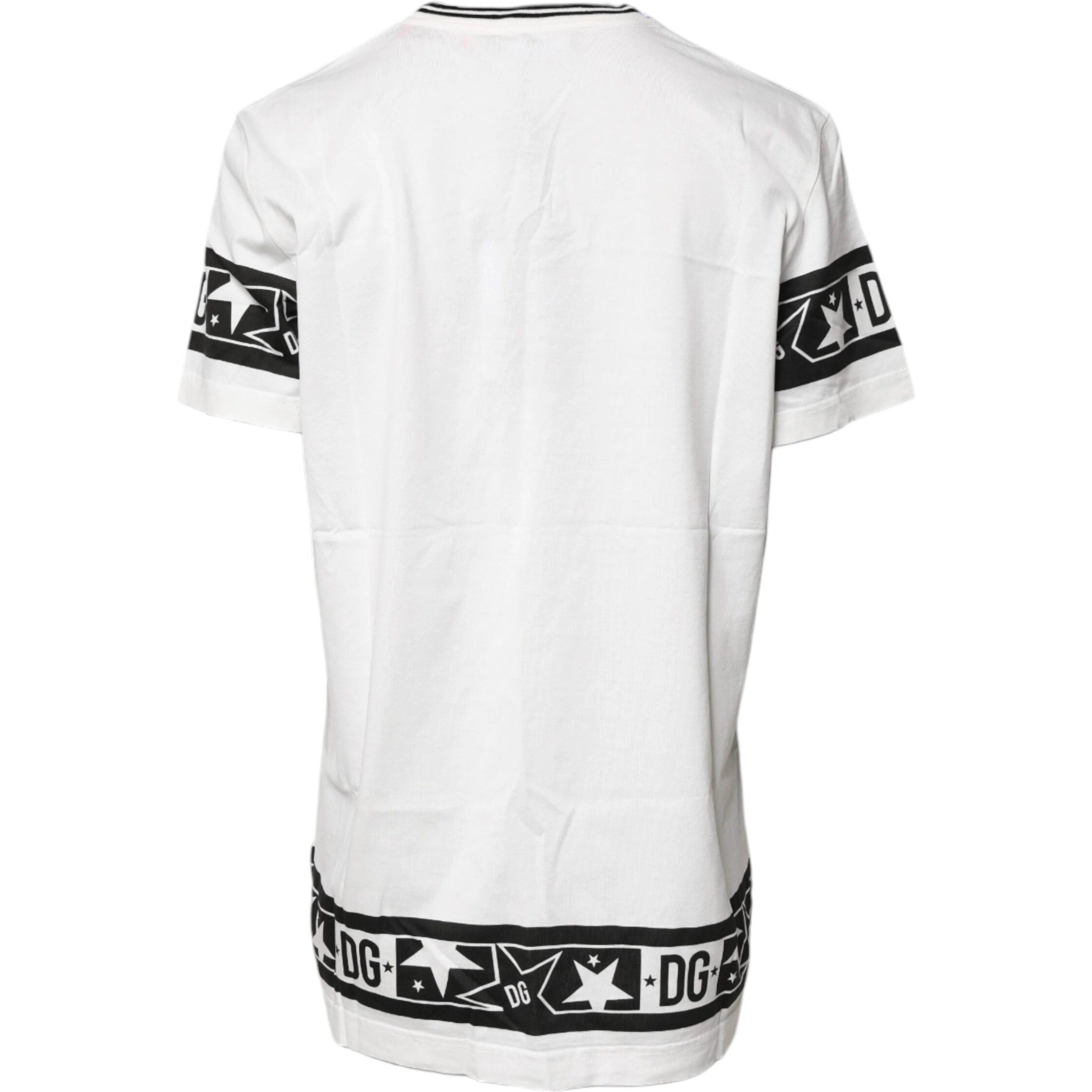 White #DGMillennials Cotton Crewneck T-shirt
