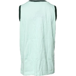 Light Green Graphic Print Sleeveless Tank T-shirt