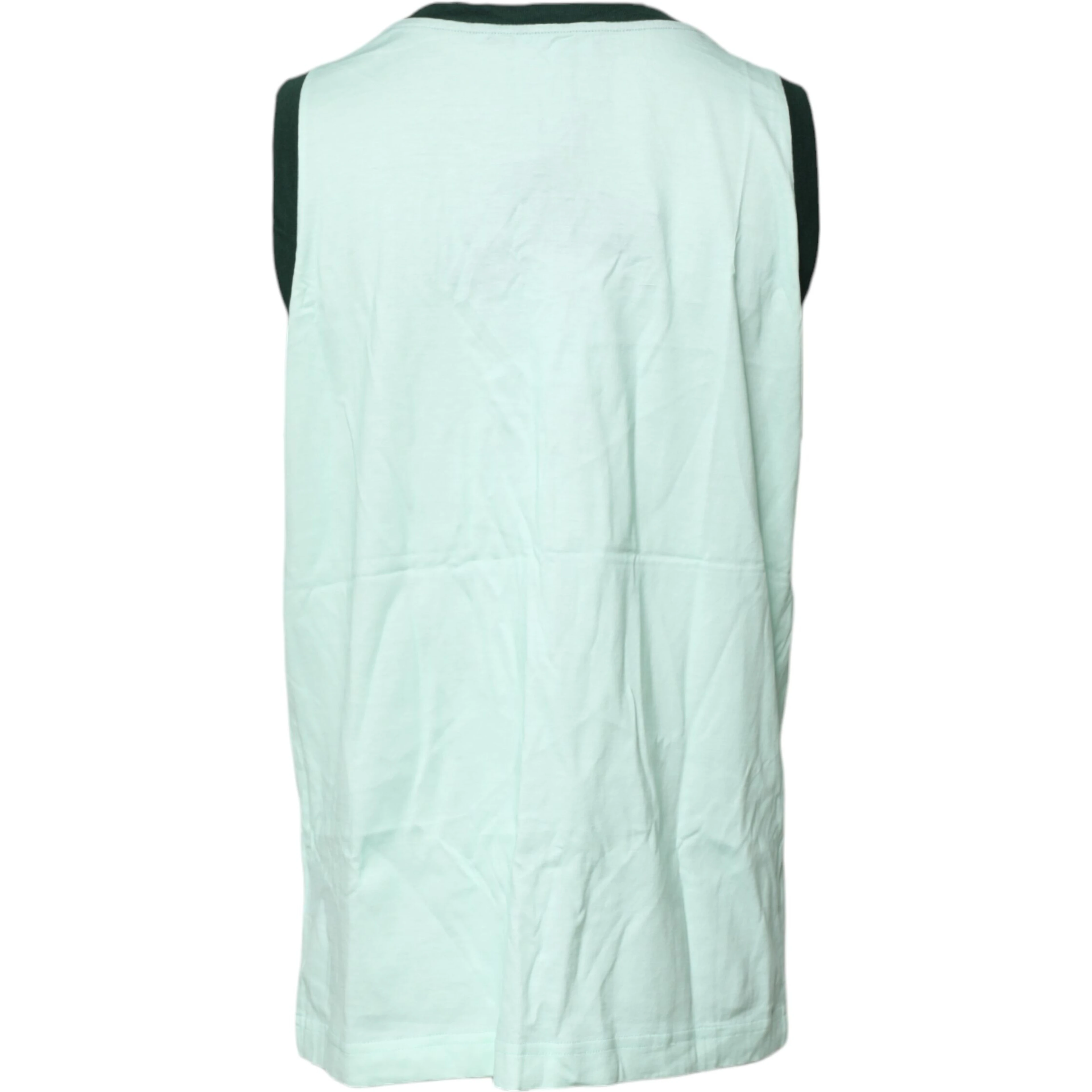 Light Green Graphic Print Sleeveless Tank T-shirt