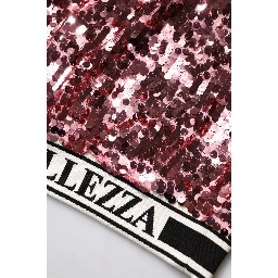 Pink DG Queen Sequin Pullover Sweater