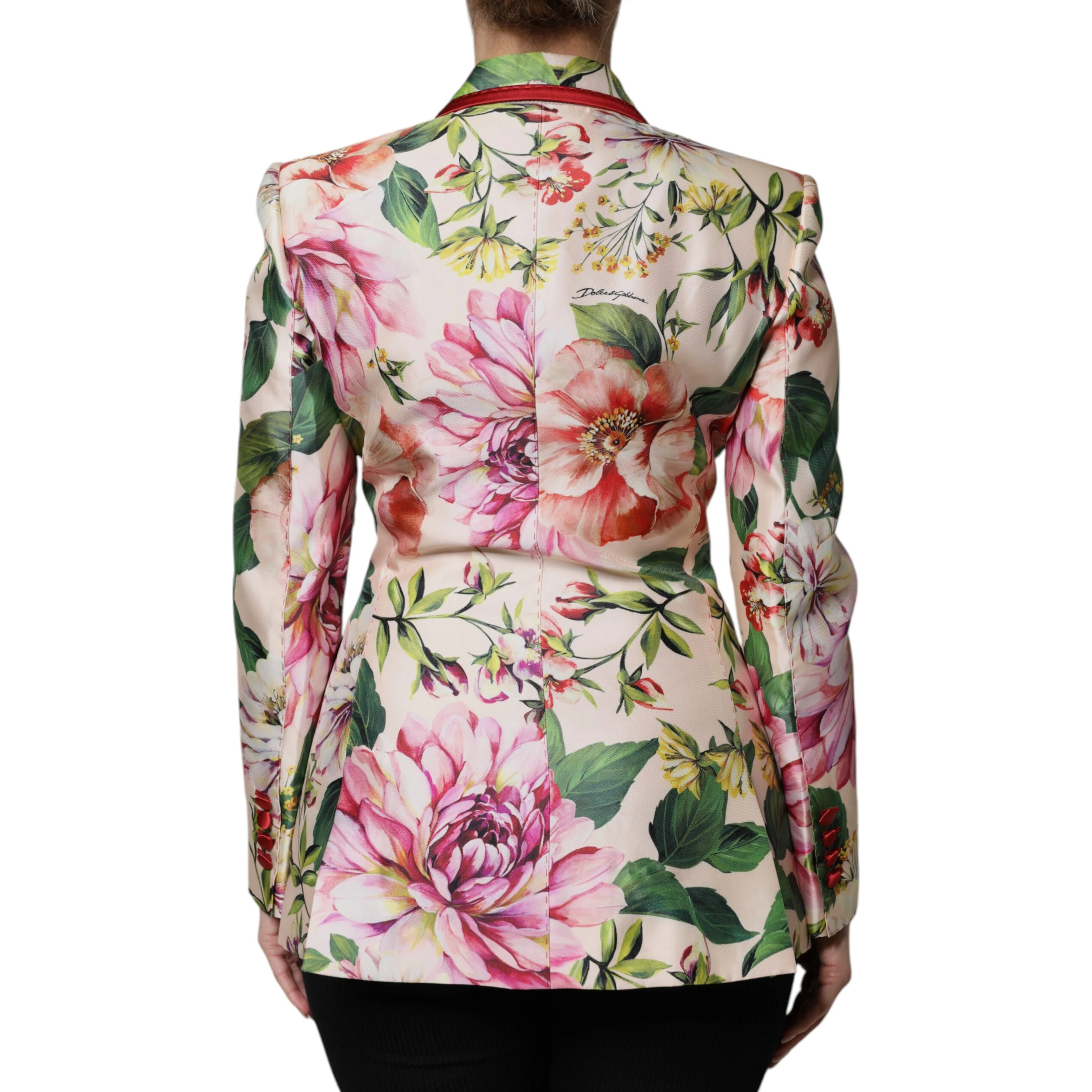Multicolor Floral Double Breasted Jacket