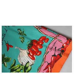 Multicolor Floral Silk Sleeveless Tank Top