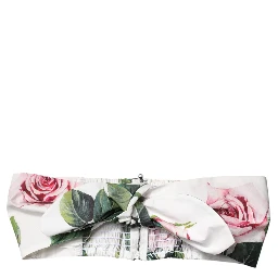 White Floral Print Cropped Bustier Corset Top